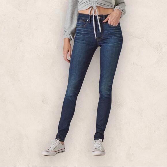 Lucky Brand Denim - Lucky Brand Skinny Jeans Bridgette Style High Waisted with Distress Size 4/27